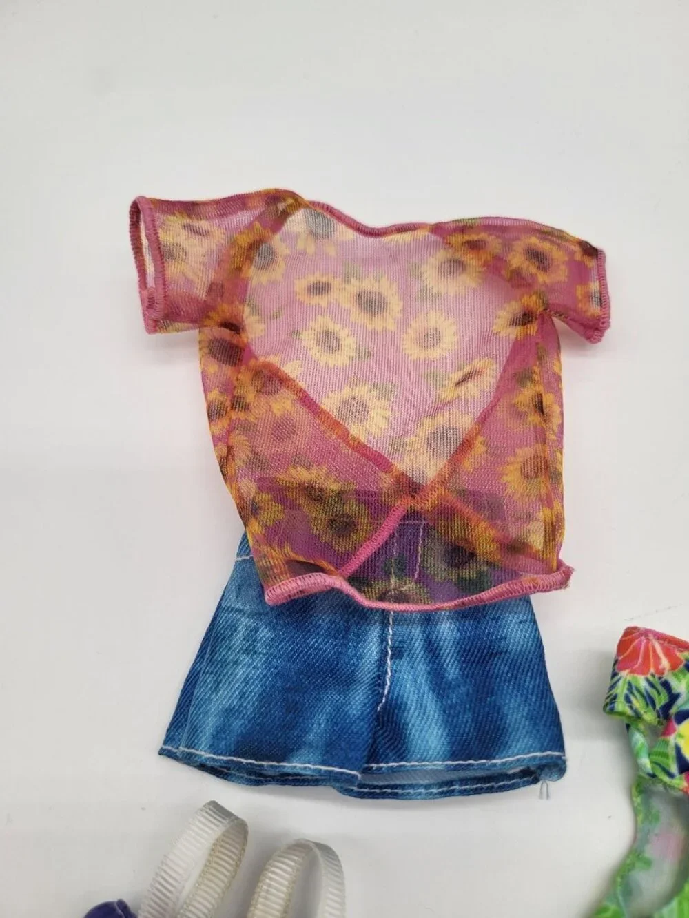 Barbie Fashion Doll Outfits Dresses Lot of 7 Summer Fashionista Baker Misc